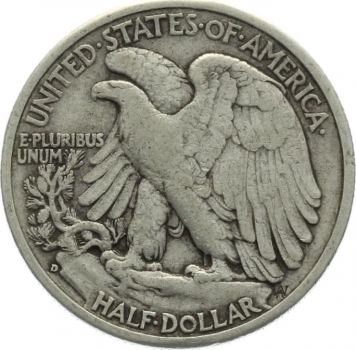 USA 1/2 Dollar 1943 D - Walking Liberty